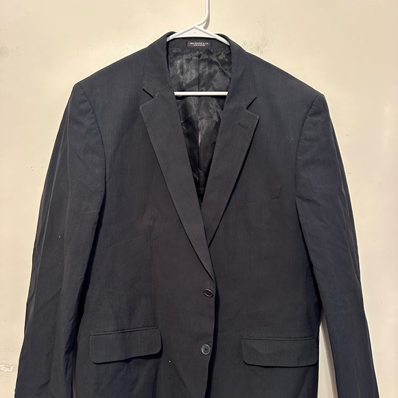 John Varvatos Star USA Pin Stripe 2 Button Blaze Men’s Size 46 Long - Picture 8 of 9